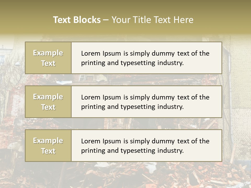 Decay Removal Crumble PowerPoint Template
