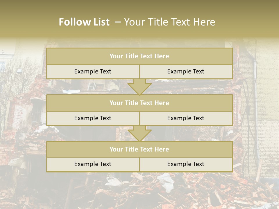 Decay Removal Crumble PowerPoint Template