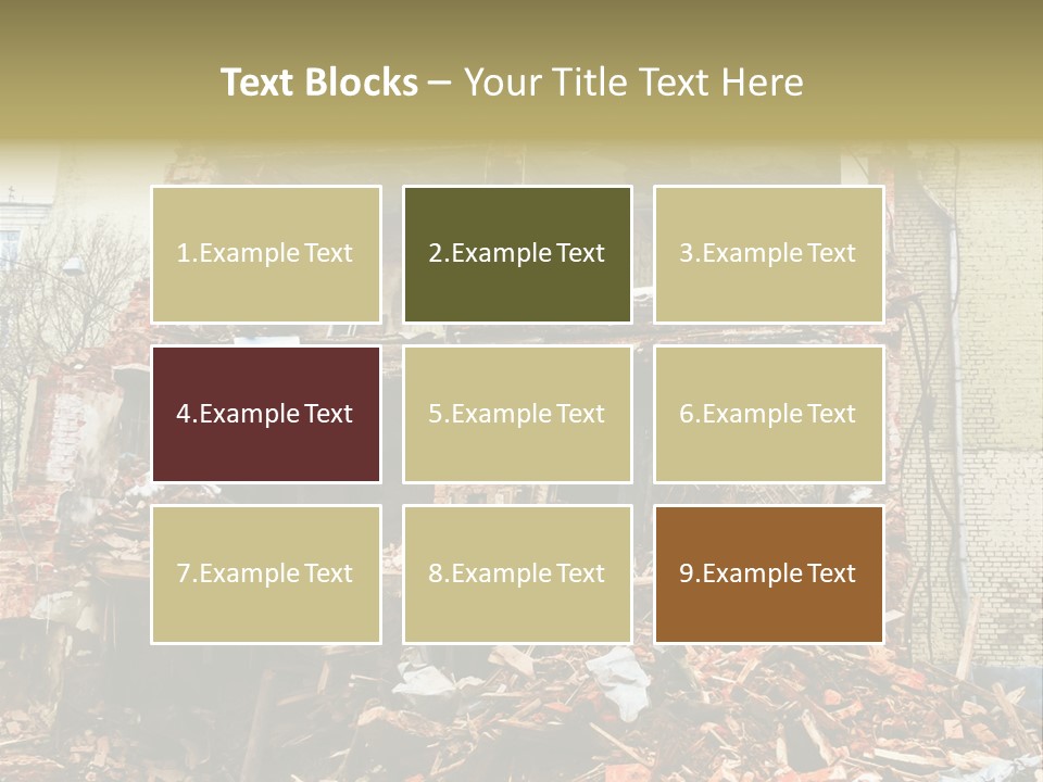 Decay Removal Crumble PowerPoint Template