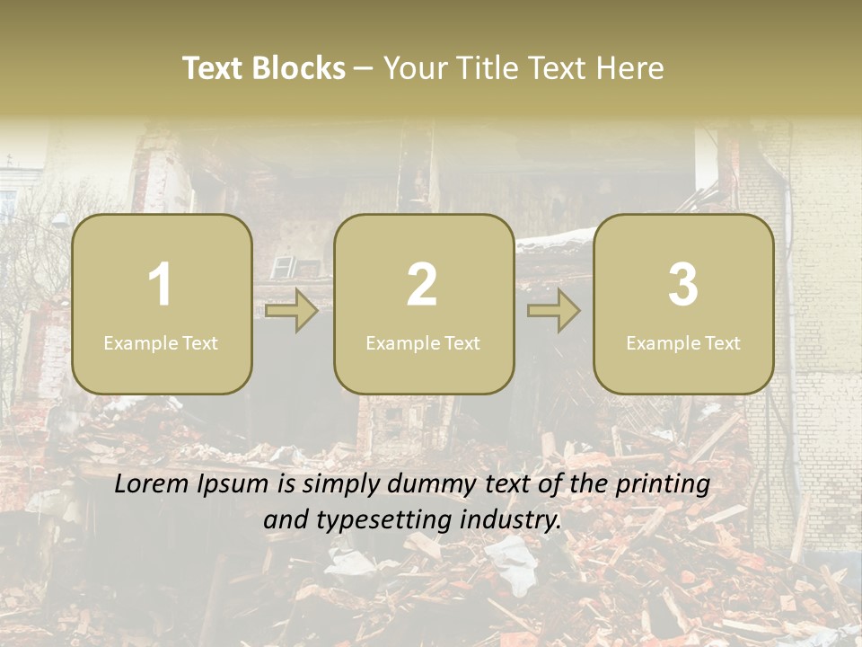 Decay Removal Crumble PowerPoint Template