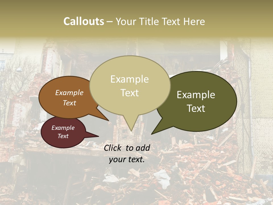 Decay Removal Crumble PowerPoint Template