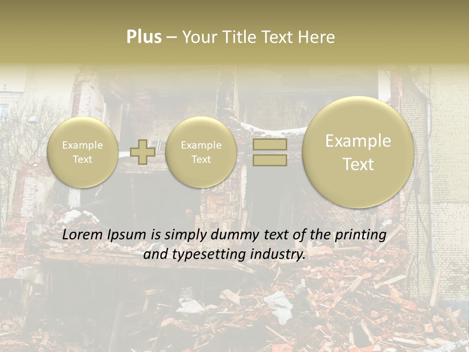 Decay Removal Crumble PowerPoint Template