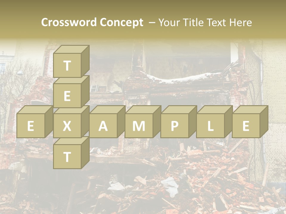 Decay Removal Crumble PowerPoint Template