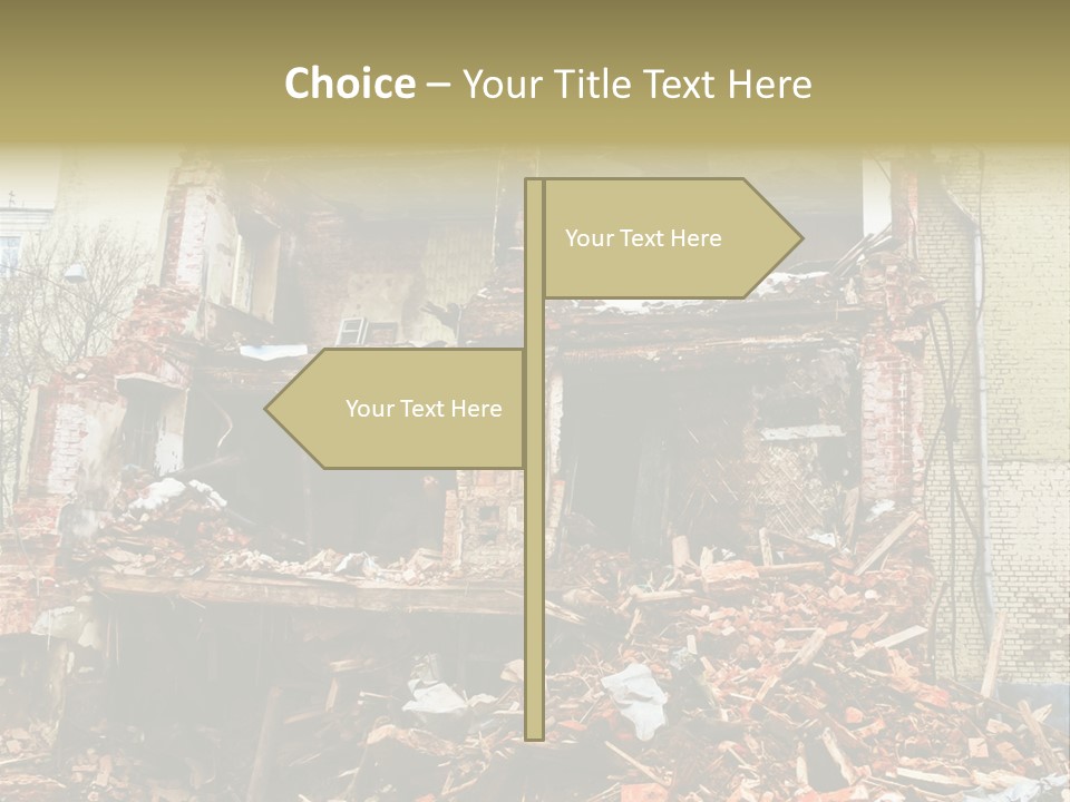 Decay Removal Crumble PowerPoint Template