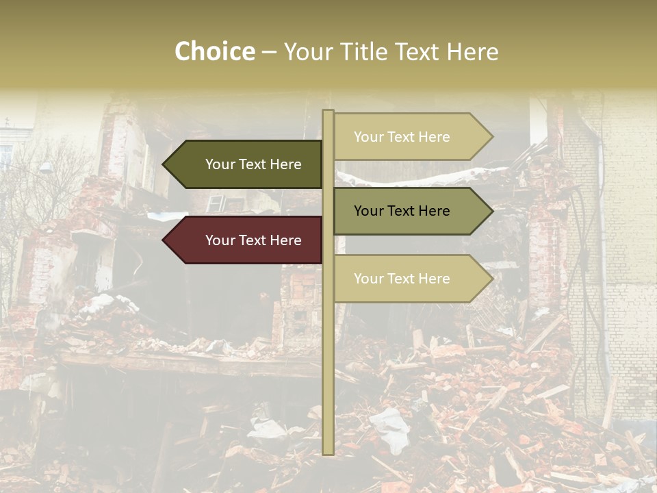 Decay Removal Crumble PowerPoint Template