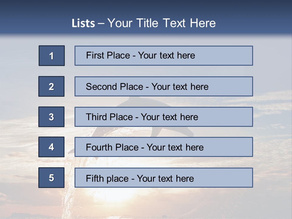 Sea Image Coast PowerPoint Template