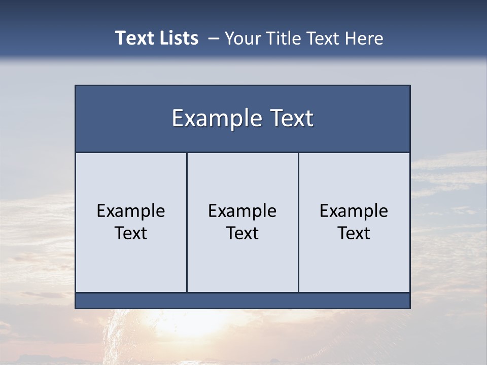 Sea Image Coast PowerPoint Template