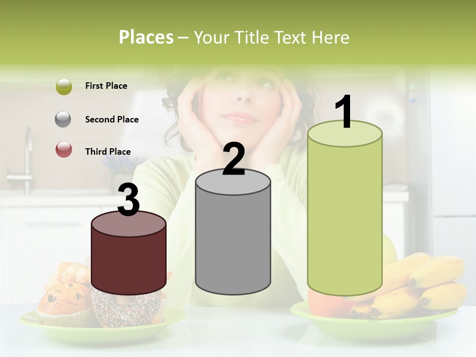 Cake Nutrition Fruit PowerPoint Template