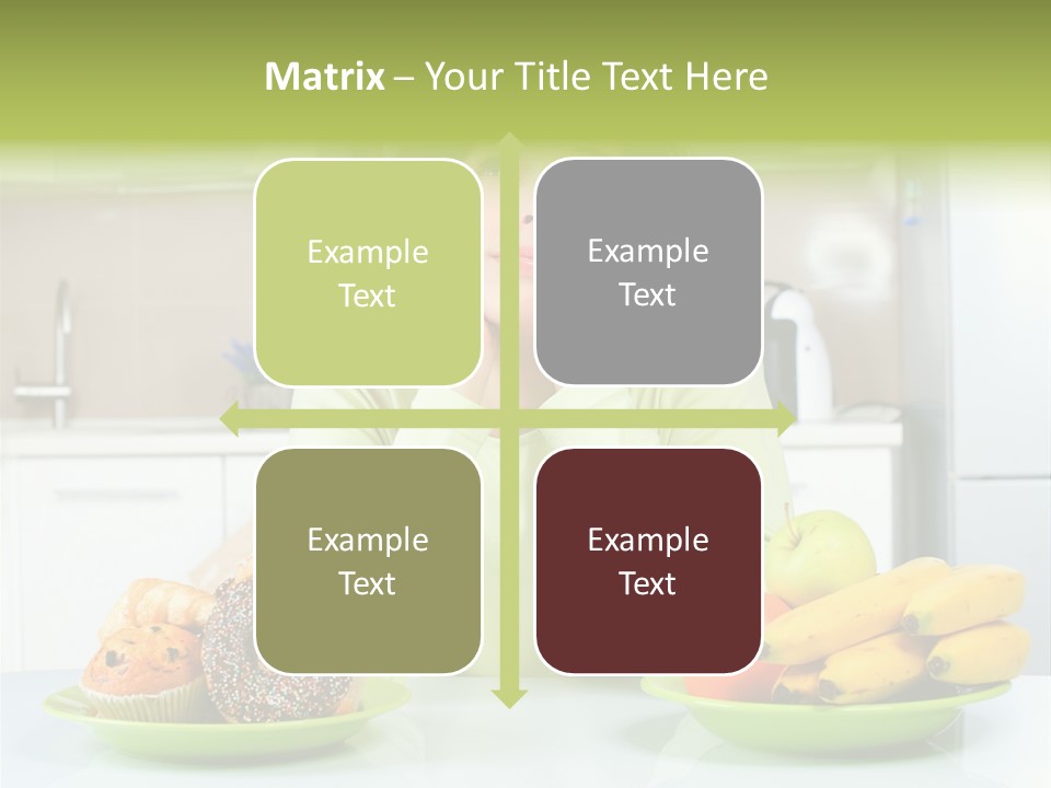 Cake Nutrition Fruit PowerPoint Template