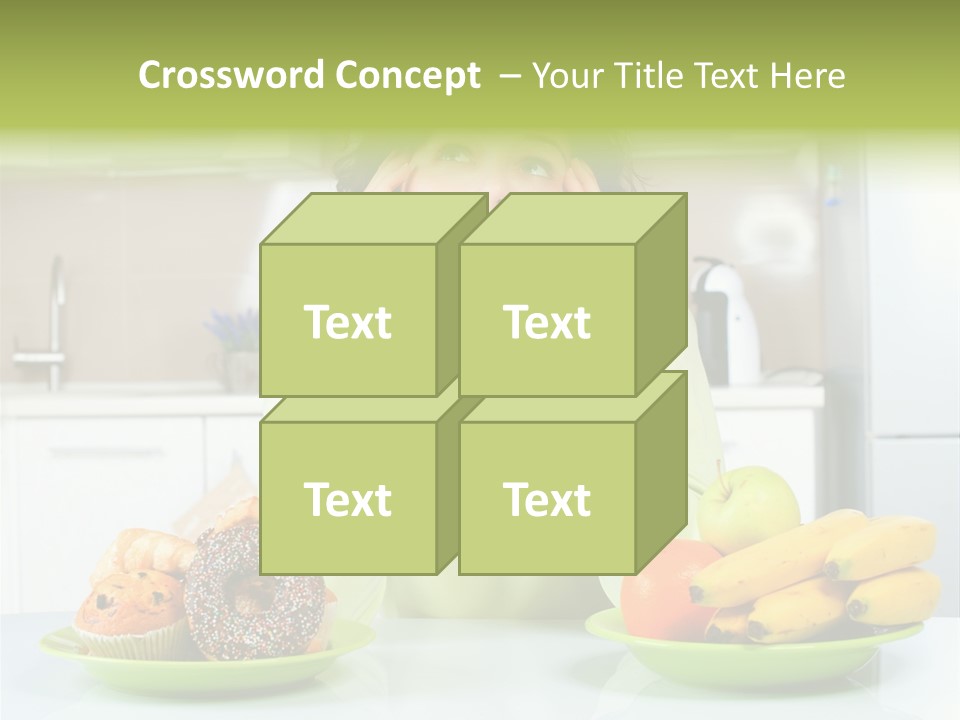 Cake Nutrition Fruit PowerPoint Template