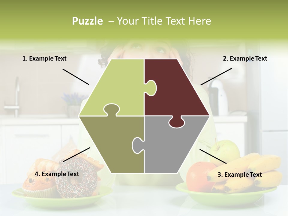 Cake Nutrition Fruit PowerPoint Template