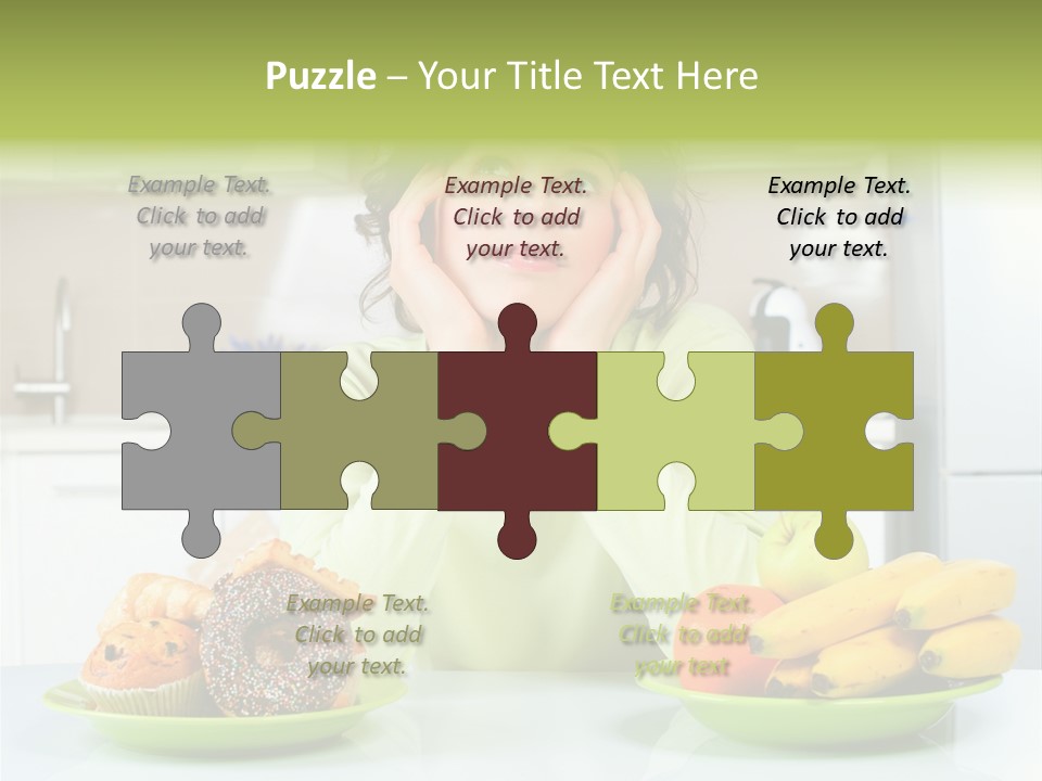 Cake Nutrition Fruit PowerPoint Template