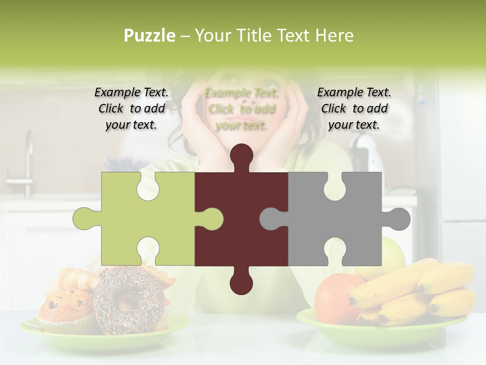 Cake Nutrition Fruit PowerPoint Template