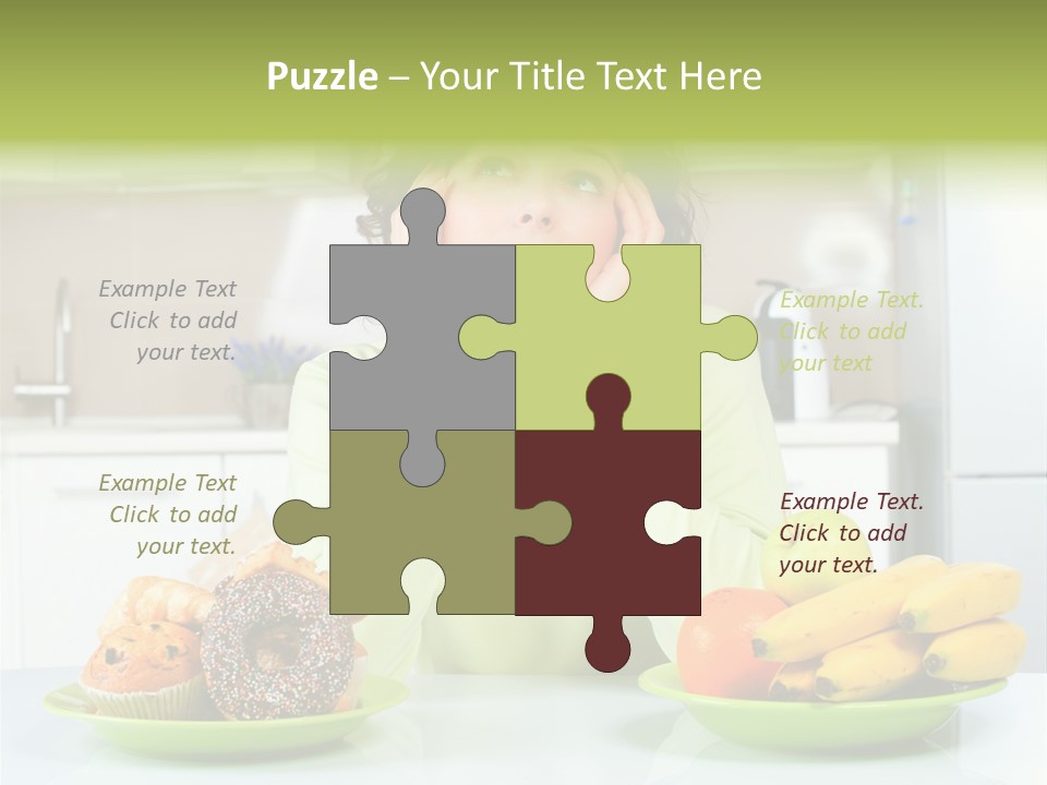 Cake Nutrition Fruit PowerPoint Template