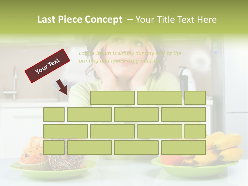 Cake Nutrition Fruit PowerPoint Template