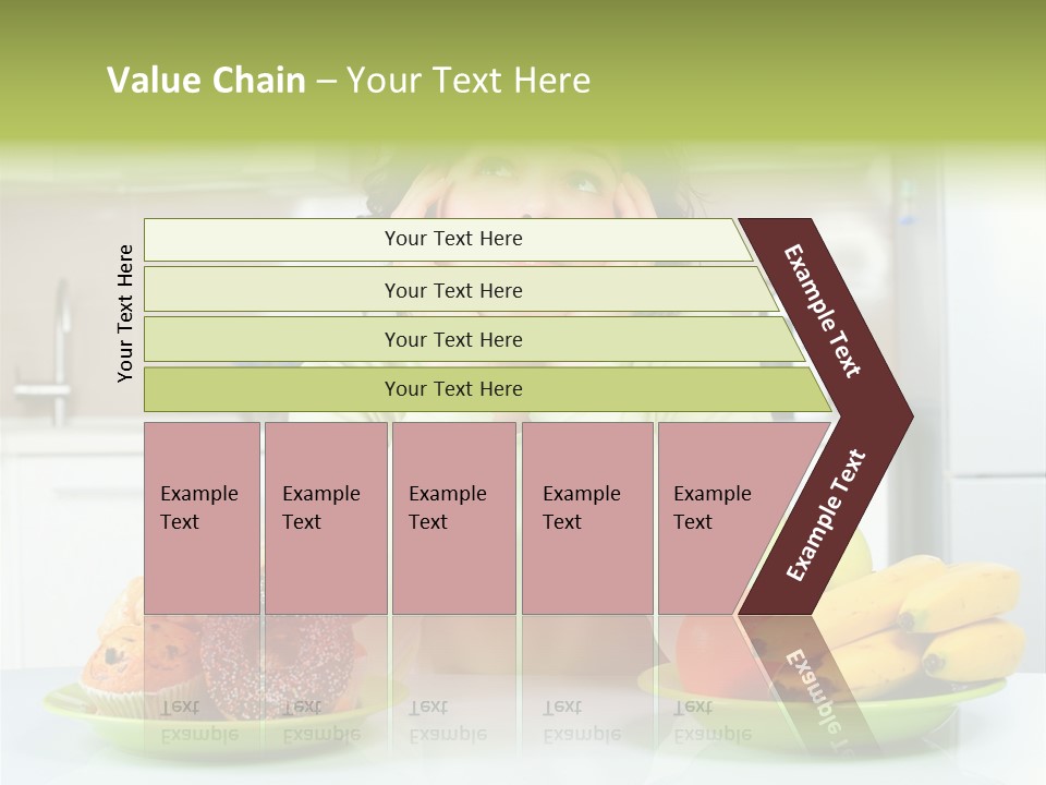 Cake Nutrition Fruit PowerPoint Template