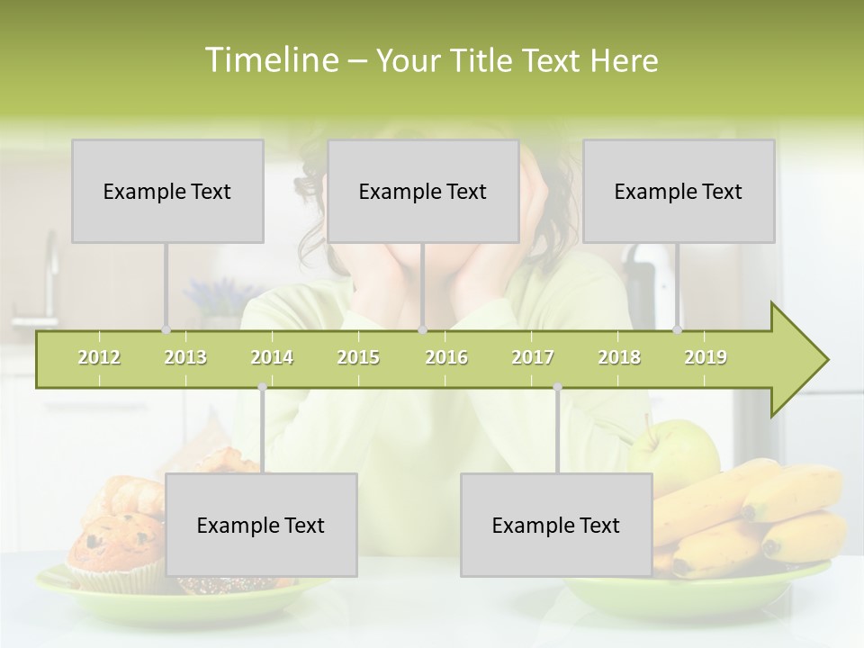 Cake Nutrition Fruit PowerPoint Template