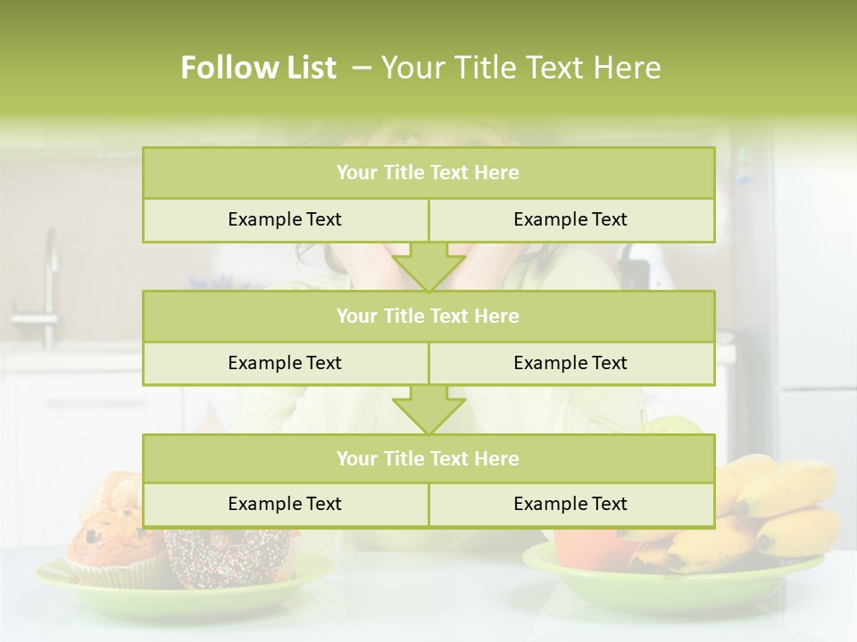 Cake Nutrition Fruit PowerPoint Template