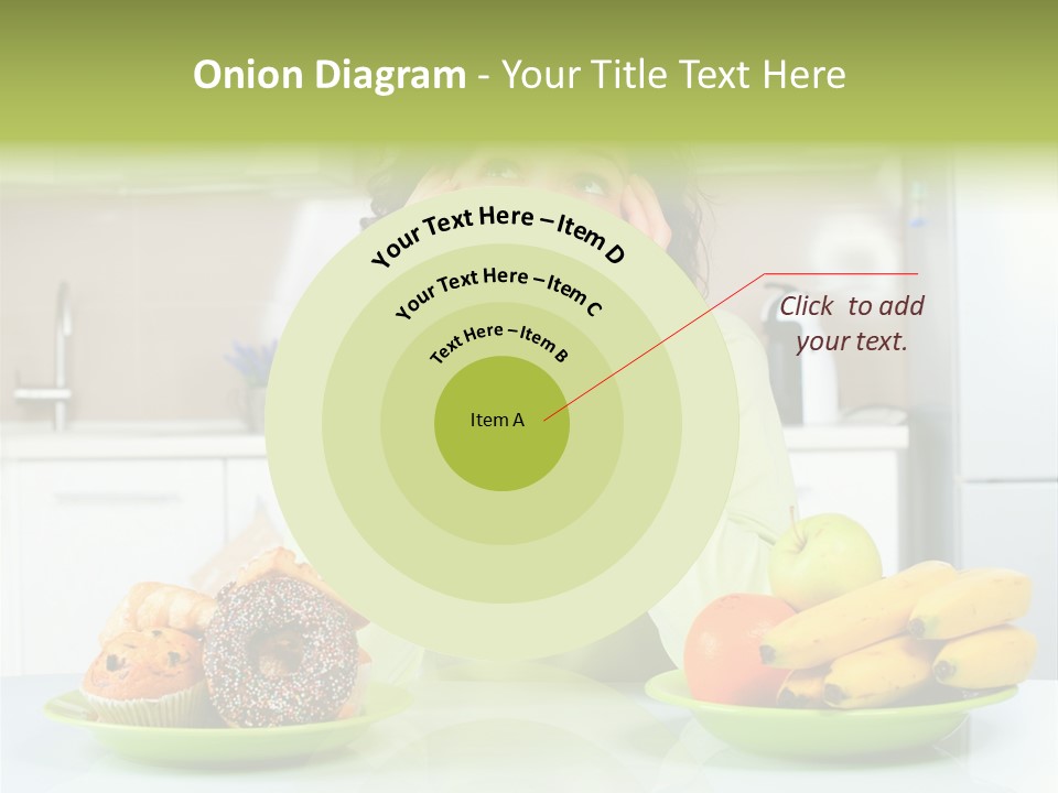 Cake Nutrition Fruit PowerPoint Template