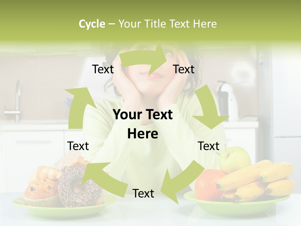 Cake Nutrition Fruit PowerPoint Template
