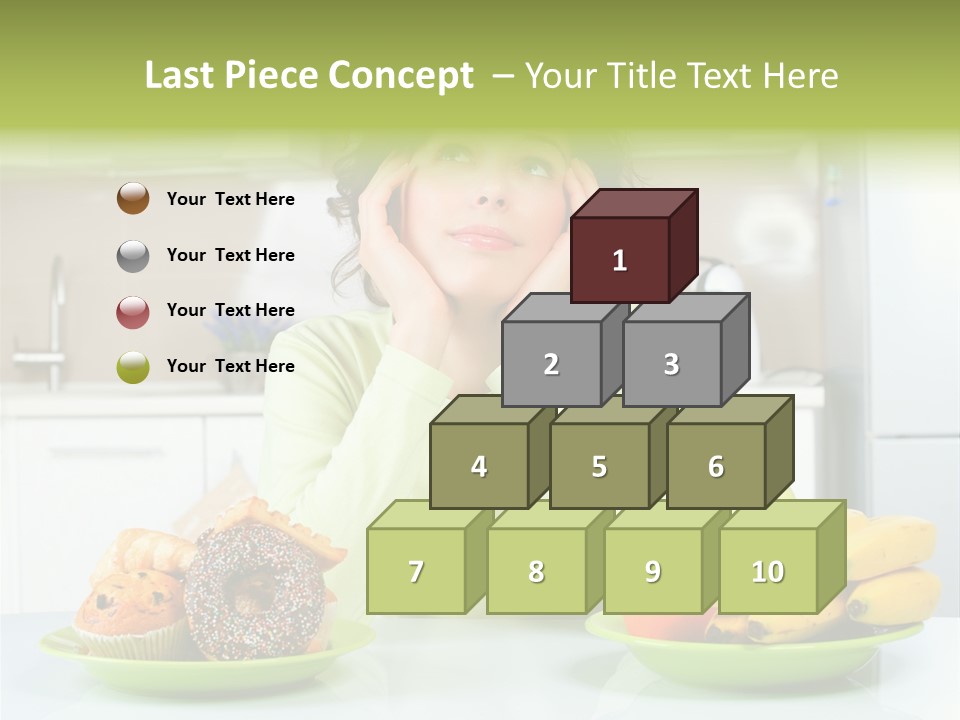 Cake Nutrition Fruit PowerPoint Template