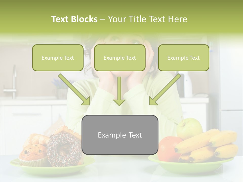 Cake Nutrition Fruit PowerPoint Template
