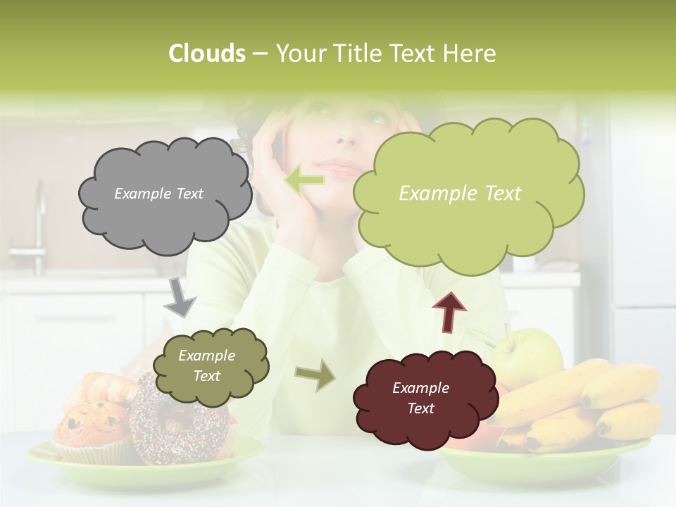 Cake Nutrition Fruit PowerPoint Template