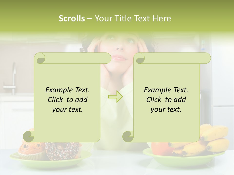 Cake Nutrition Fruit PowerPoint Template