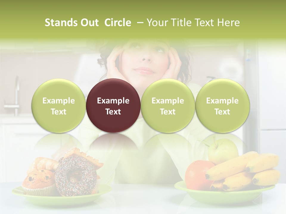 Cake Nutrition Fruit PowerPoint Template