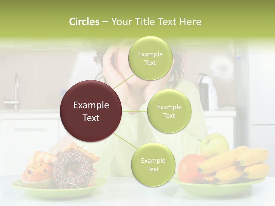 Cake Nutrition Fruit PowerPoint Template