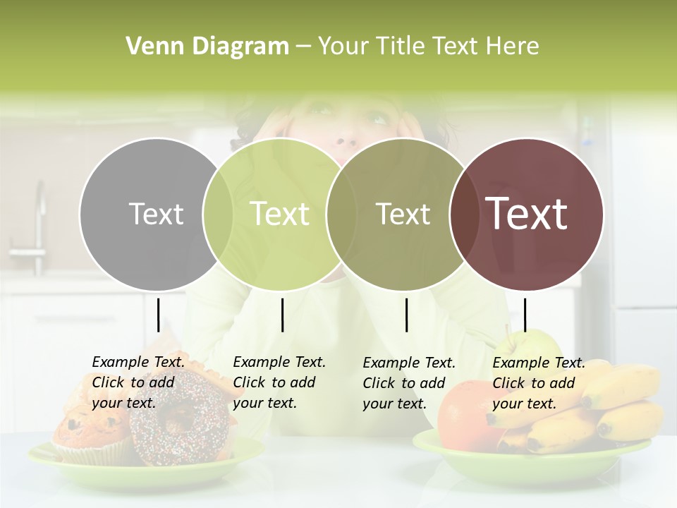 Cake Nutrition Fruit PowerPoint Template