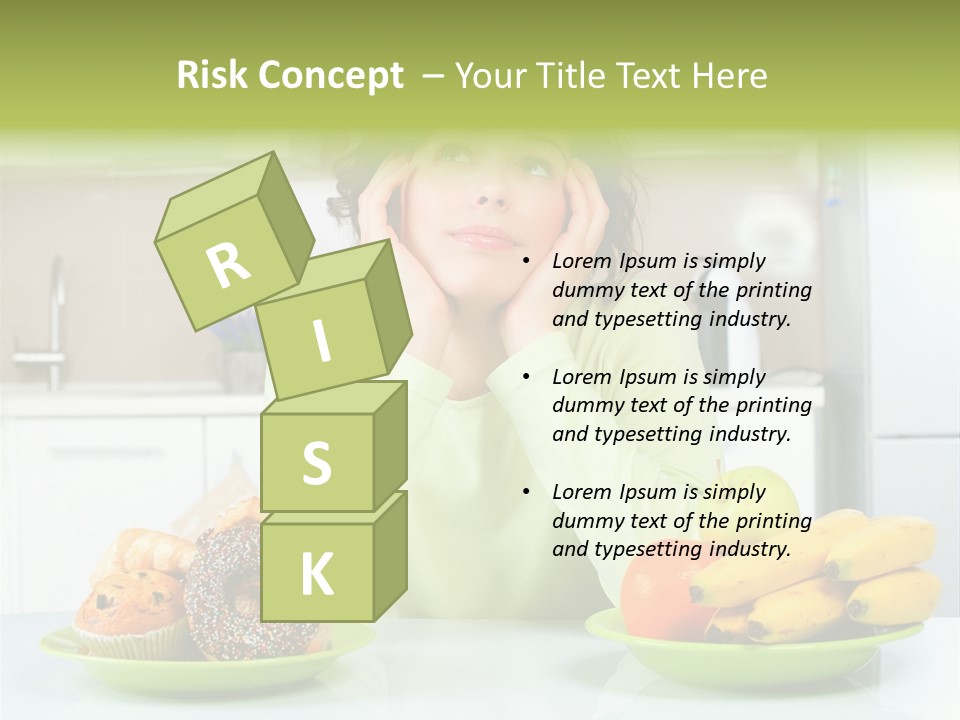 Cake Nutrition Fruit PowerPoint Template