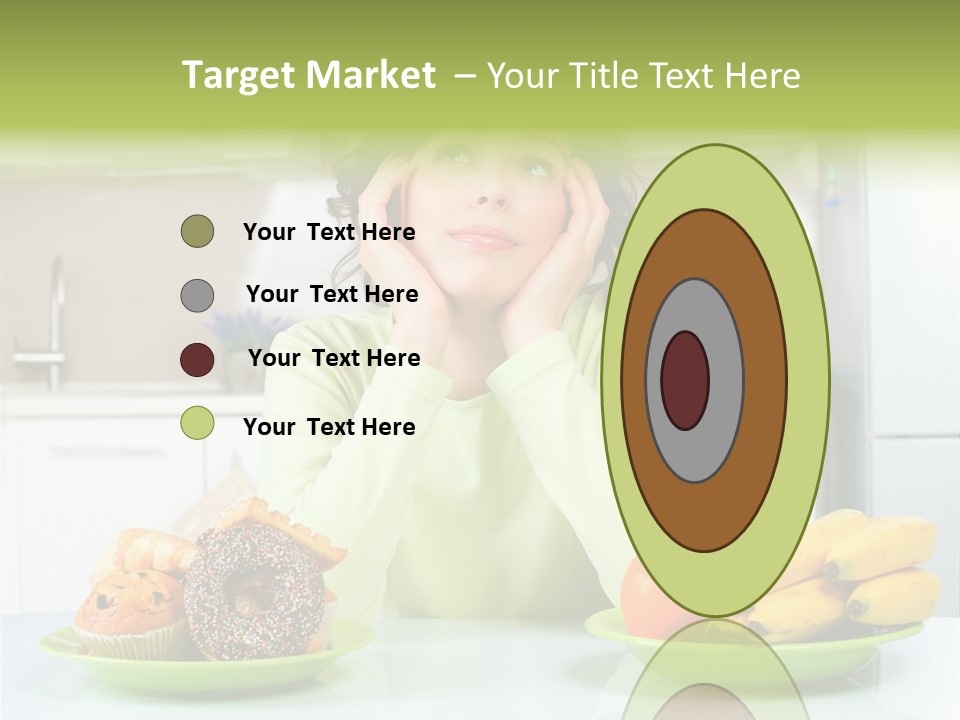 Cake Nutrition Fruit PowerPoint Template