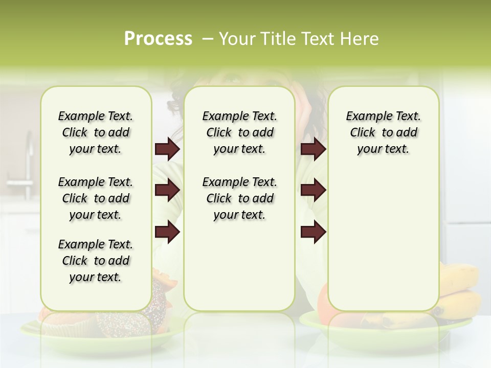 Cake Nutrition Fruit PowerPoint Template