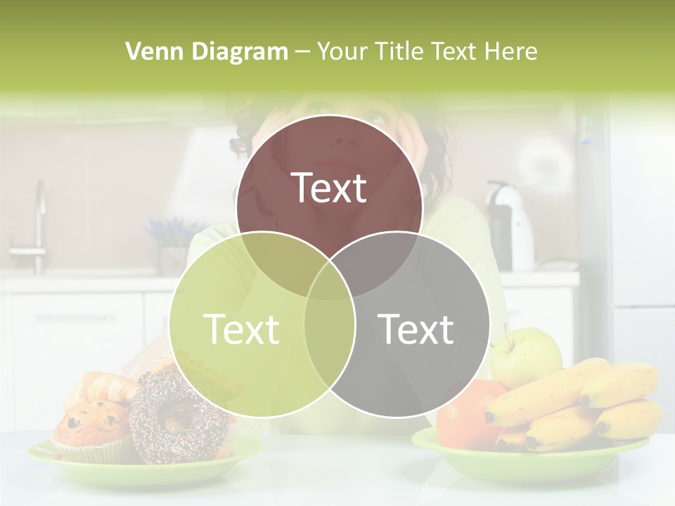 Cake Nutrition Fruit PowerPoint Template