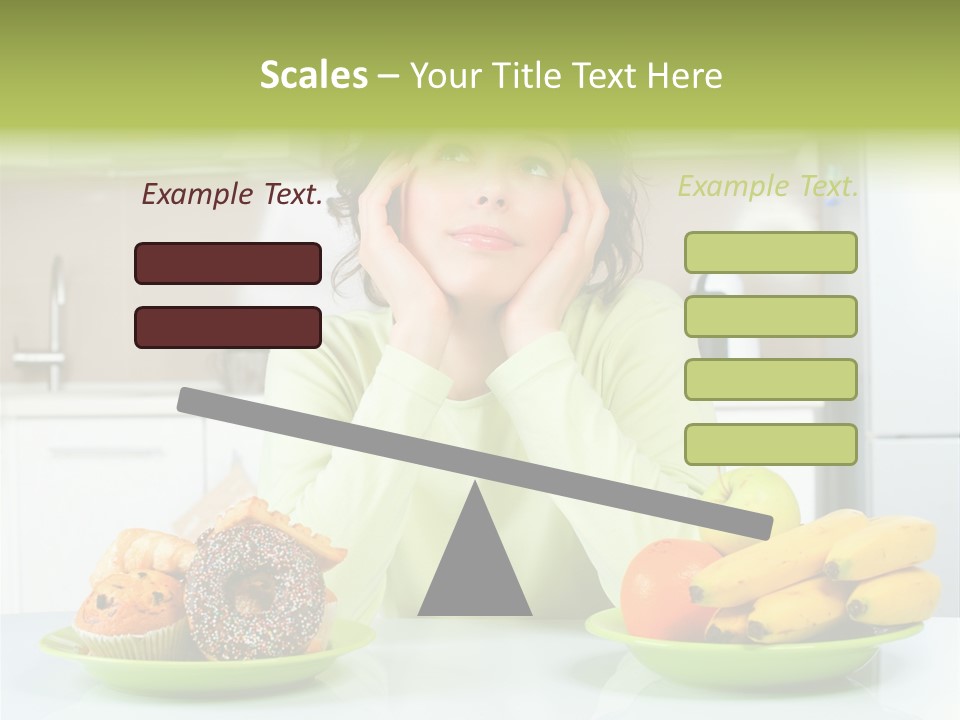 Cake Nutrition Fruit PowerPoint Template