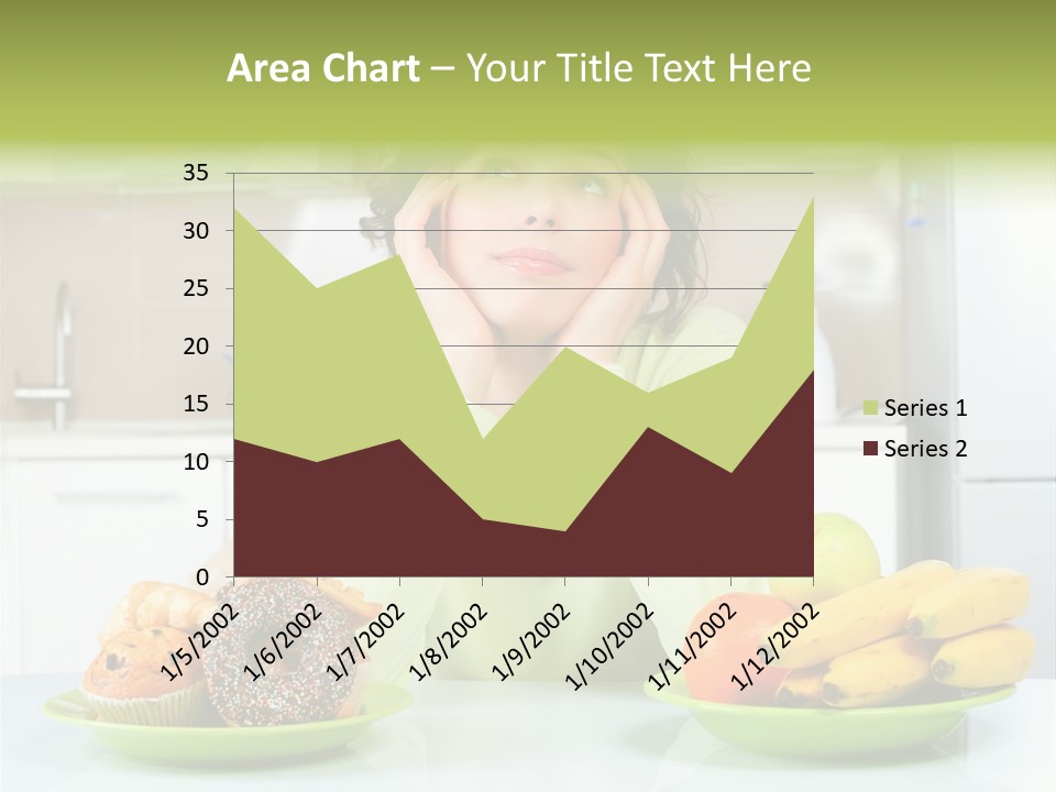 Cake Nutrition Fruit PowerPoint Template