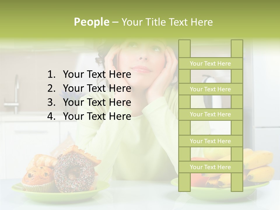 Cake Nutrition Fruit PowerPoint Template