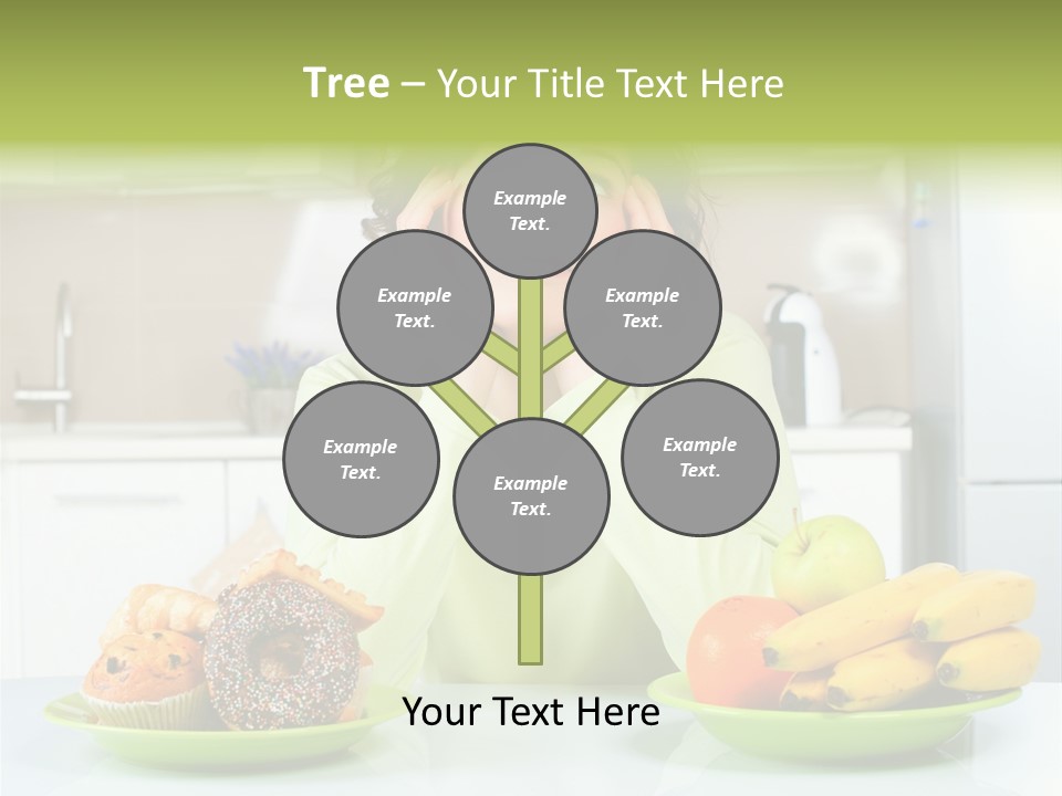 Cake Nutrition Fruit PowerPoint Template
