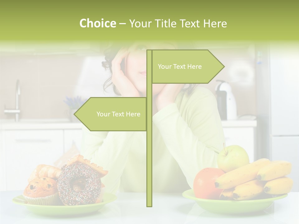 Cake Nutrition Fruit PowerPoint Template