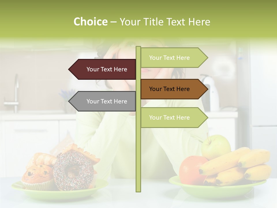 Cake Nutrition Fruit PowerPoint Template