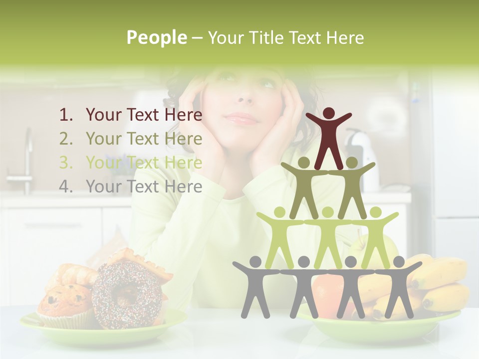 Cake Nutrition Fruit PowerPoint Template