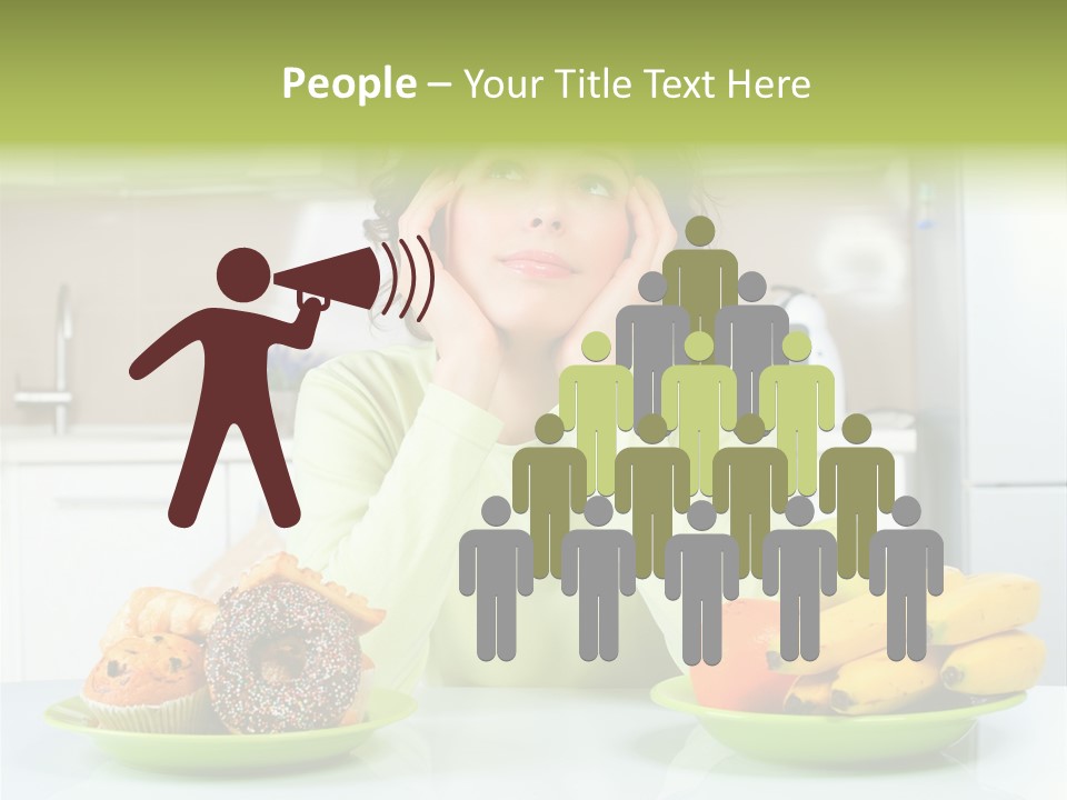 Cake Nutrition Fruit PowerPoint Template