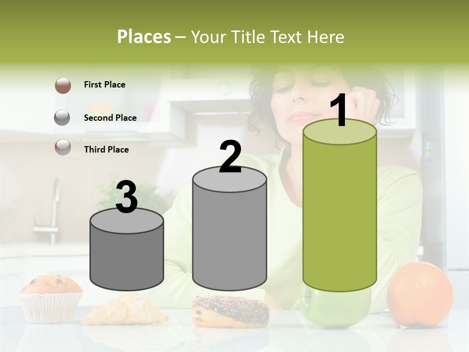 Junk Nutrition Green PowerPoint Template