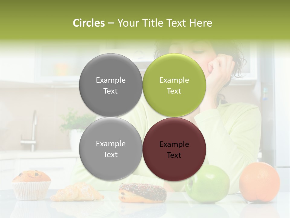 Junk Nutrition Green PowerPoint Template