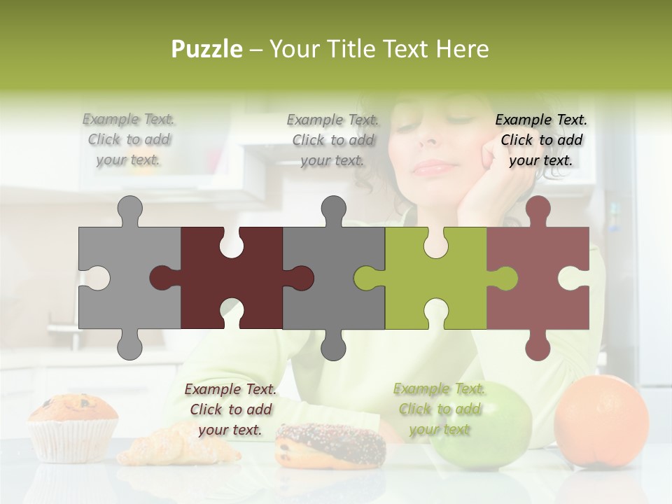 Junk Nutrition Green PowerPoint Template