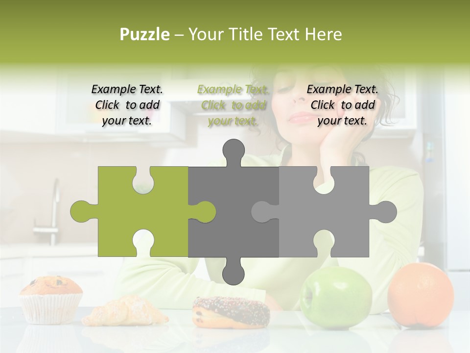 Junk Nutrition Green PowerPoint Template