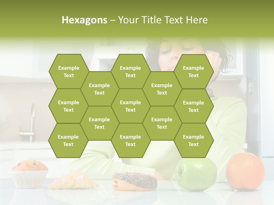 Junk Nutrition Green PowerPoint Template