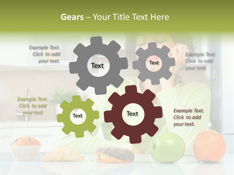 Junk Nutrition Green PowerPoint Template