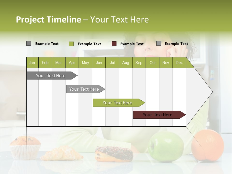 Junk Nutrition Green PowerPoint Template